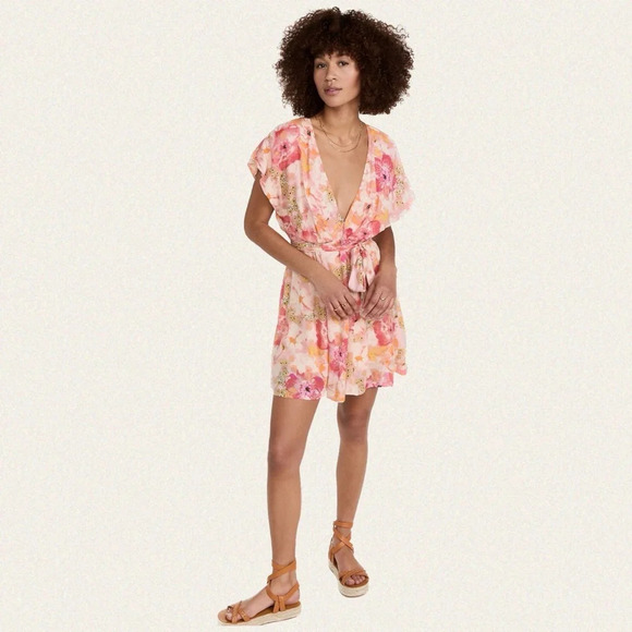 Free  People Freddy Tie Mini Dress - Women’s XS - Picture 5 of 12